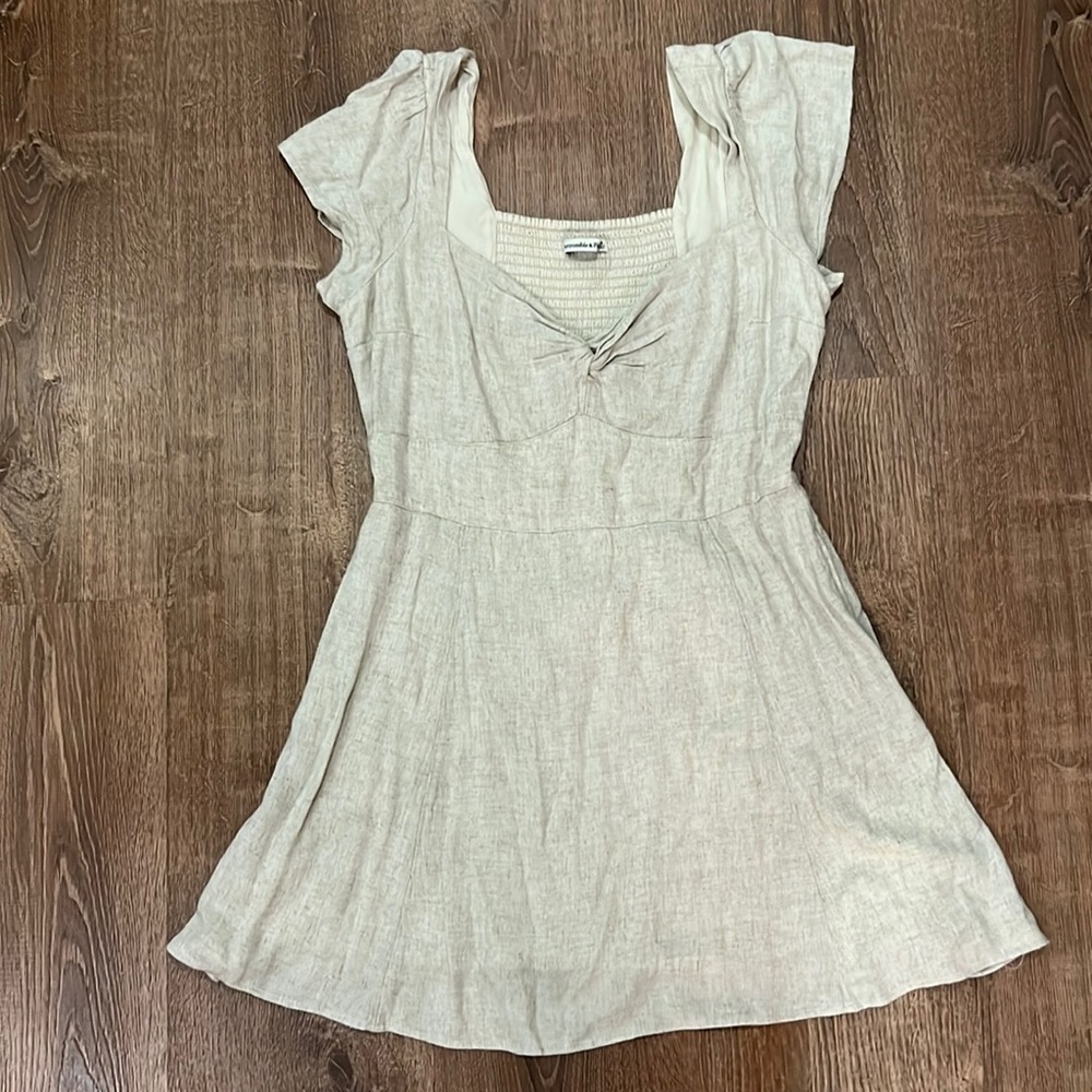 Abercrombie & Fitch Knot Front Mini Dress